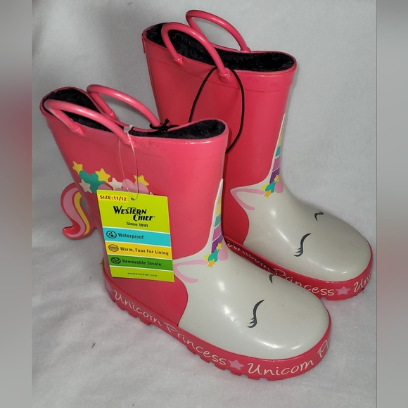 Western Chief Children’s Rain/Snow Boots (Unicorn) - Picture 3 of 5